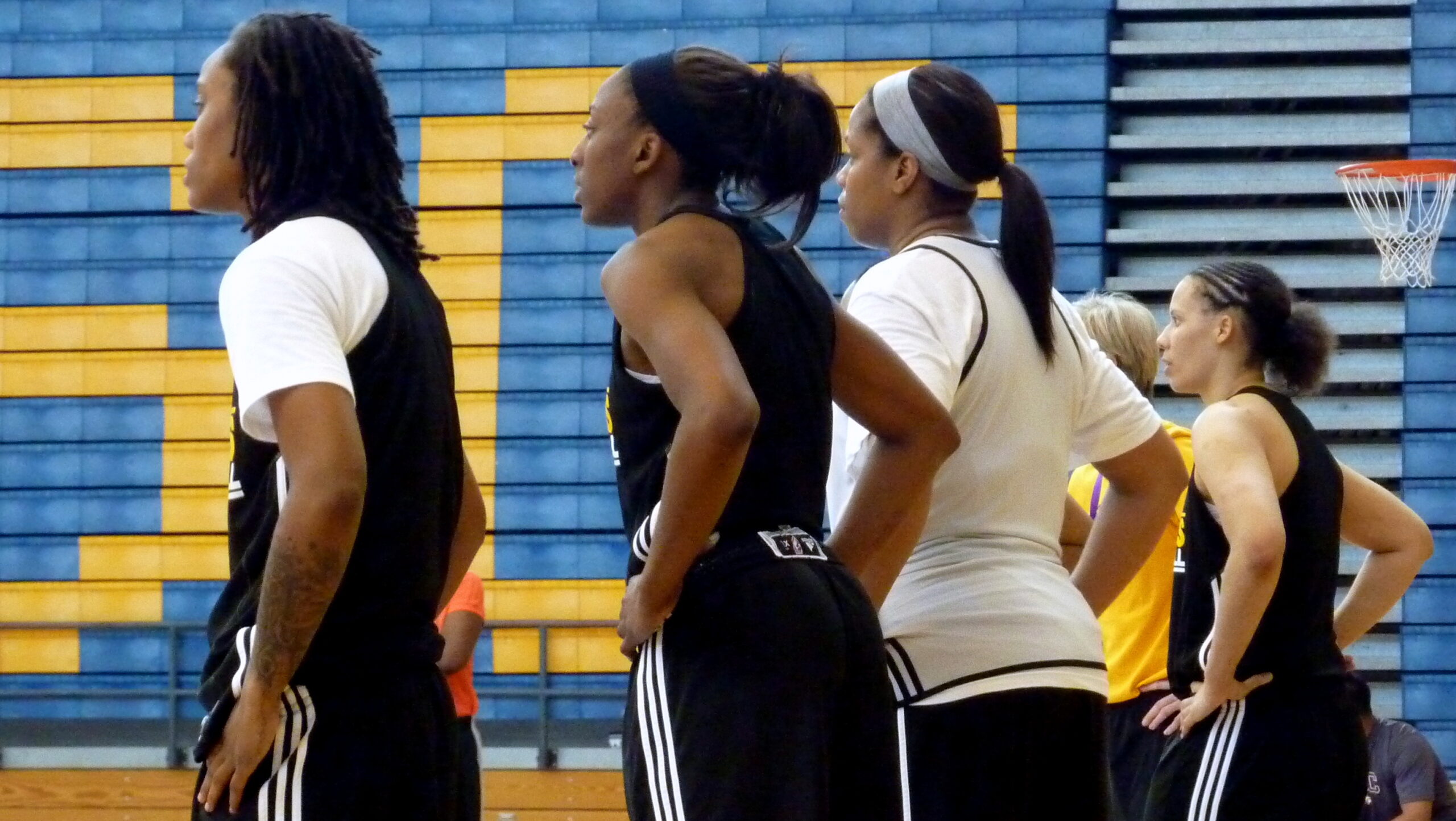 New coach Carol Ross sets tone for aggressive play as Los Angeles Sparks begin training camp