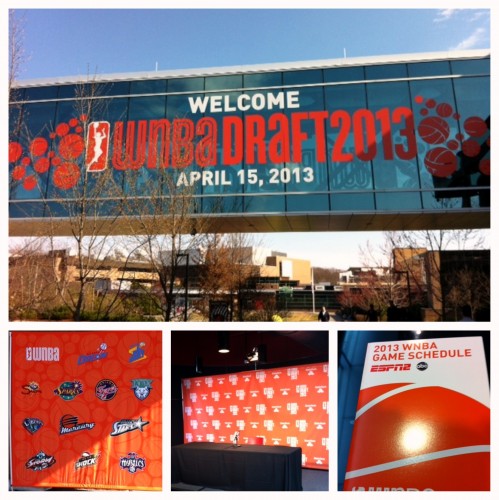 The 2013 WNBA Draft is at ESPN in Bristol, Conn. Photo: David Siegel.