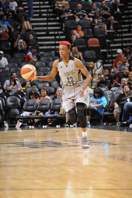 Danielle Robinson. Photo: San Antonio Stars/D. Clarke Evans.