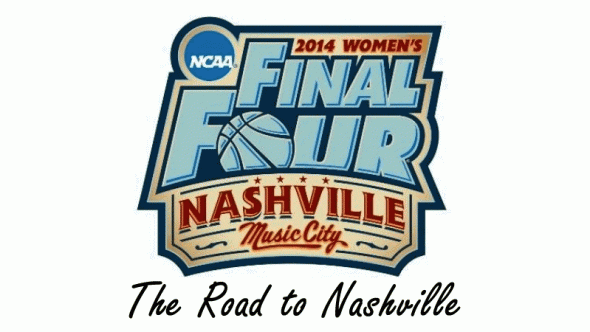 2014 Women's Final Four, April 6 & 8, 2014, Bridgestone Arena, Nashville.