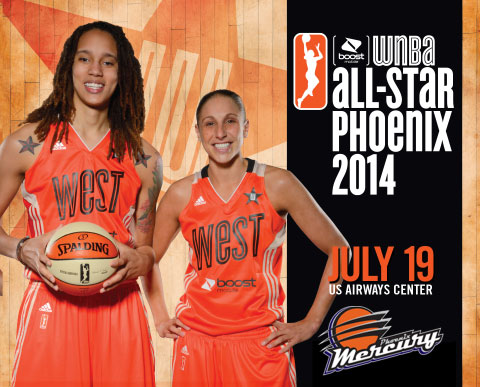 Brittney Griner and Diana Taurasi. Image: WNBA.