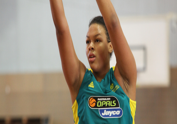 Liz Cambage.Photo: Basketball Australia.