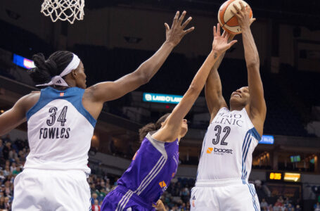 Brunson dominates the boards as Lynx take game 1 in Western Conference finals, beat Phoenix 67-60