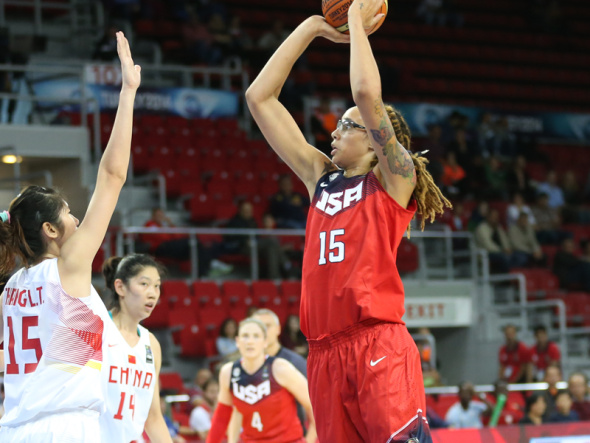 Brittney Griner. Photo: Ned Dishman, NBAE/Getty Images.