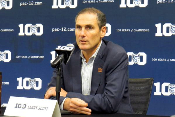 Pac-12 Commissioner Larry Scott.