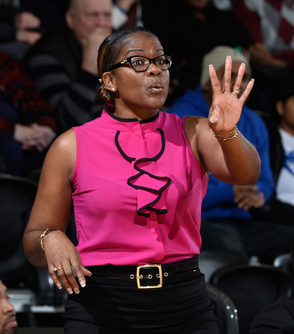 Sheryl Swoopes. Photo: Steve Woltmann/Loyola Athletics.