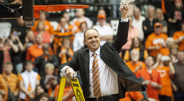 Oregon State head coach Scott Rueck. Photo: Pac-12 Networks.