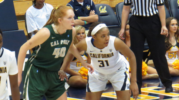 Nov. 22, 2015 - Cal freshman forward Kristine Anigwe. 