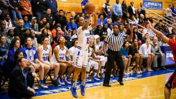 2015-16 Seton Hall Women's Basketball. Photo: Seton Hall Athletics.