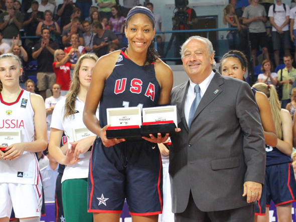 A'ja Wilson. Photo: USA Basketball.