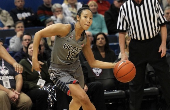 Saniya Chong. Photo: UConn Athletics.