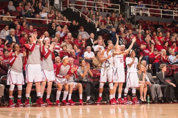 Jan. 29, 2016 (STANFORD, Calif.) -- No. 16 Stanford defeated No. 25 Washington. Photo: Stanford Athletics.