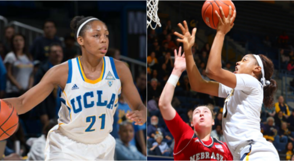 UCLA's Nirra Fields, Cal's Kristine Anigwe