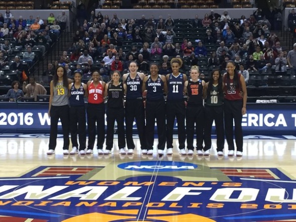 2016 WBCA D! All-Americans. Photo: WBCA.