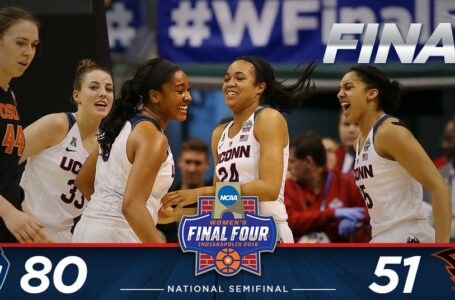 Morgan Tuck leads UConn in Final Four win over Oregon State, 80-51, Huskies return to title game