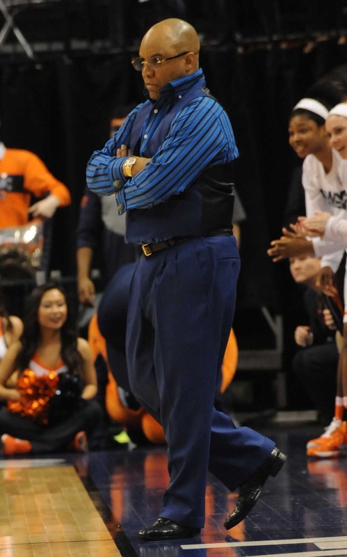 Syracuse coach Quentin Hillsman. Photo: © Lee Michaelson, all rights reserved.