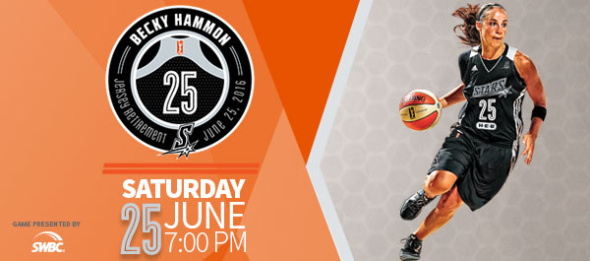 Becky Hammon Jersey Retirement