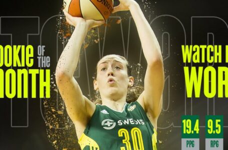 Seattle’s Breanna Stewart named WNBA Rookie of the Month for second consecutive month