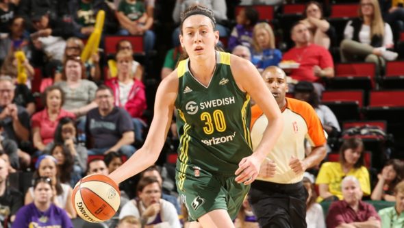 Breanna Stewart. Photo: WNBA/NBAE via Getty Images.