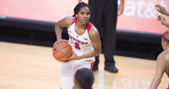 Rutgers senior guard Tyler Scaife. Photo: Ben Solomon/Rutgers Athletics.