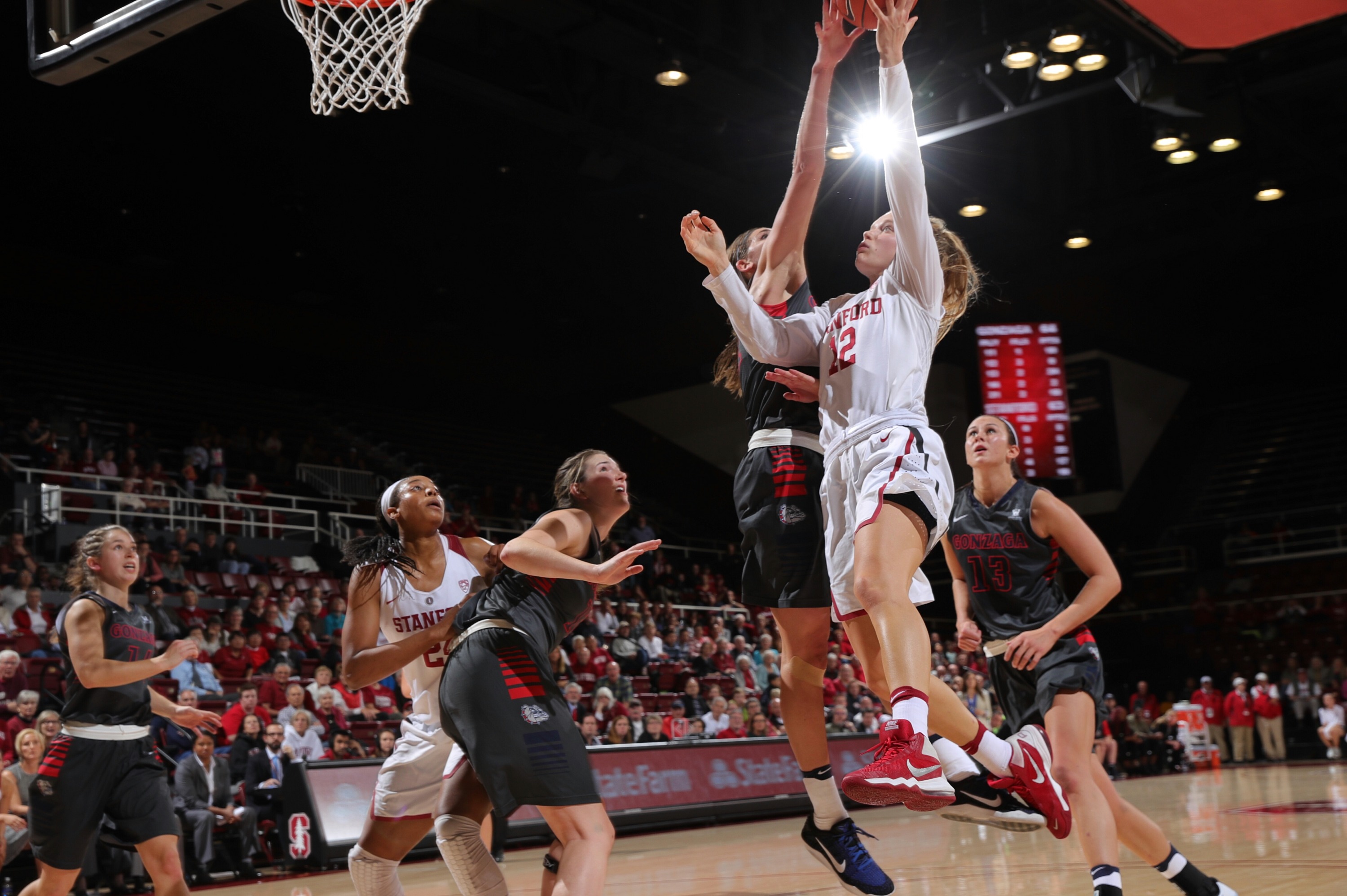 Nov. 18, 2016 - Gonzaga at Stanford. Photo: Gonzaga.
