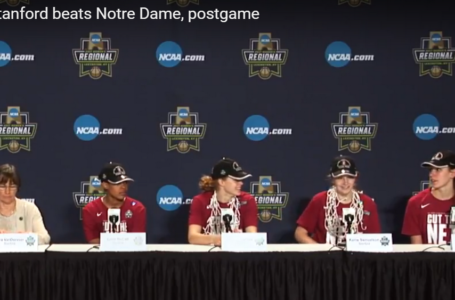 Video: Stanford jubilant after win over Notre Dame in Elite Eight