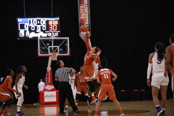 No. 4 Texas defeated LSU and Washington at the South Point Shootout in Las Vegas.