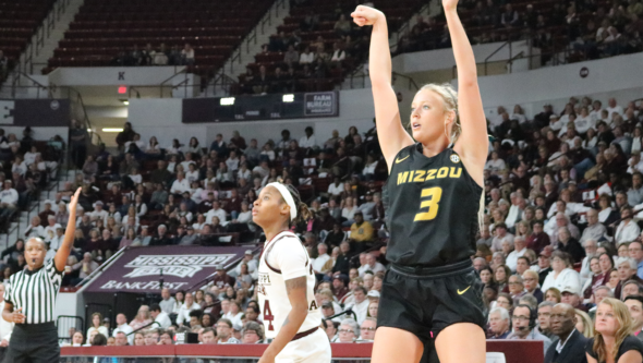 Sophie Cunningham . Photo: Missouri Athletics.