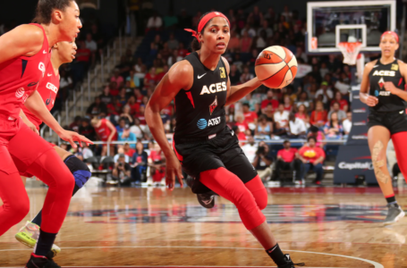 Las Vegas Aces extend winning streak to five behind Colson’s 17 points, Mystics drop third straight without Delle Donne