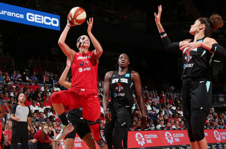 Washington Mystics bounce back to top New York 101-72, return to first place
