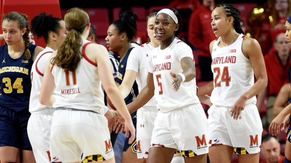 Michigan vs. Maryland, 12-28-19. Photo: Maryland Athletics.