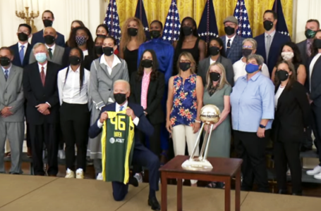 President Biden welcomes the Seattle Storm to the White House