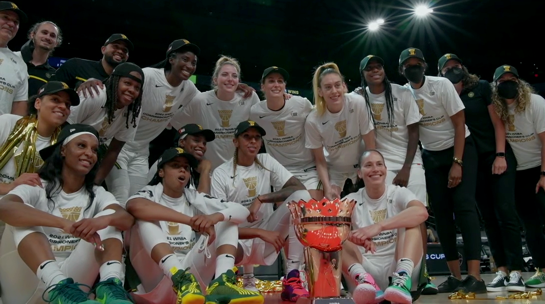 Seattle Storm wins inaugural Commissioner’s Cup title, beats Sun 79-57