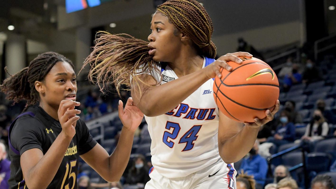 Aneesah Morrow. Photo: DePaul Athletics/Mark Black.