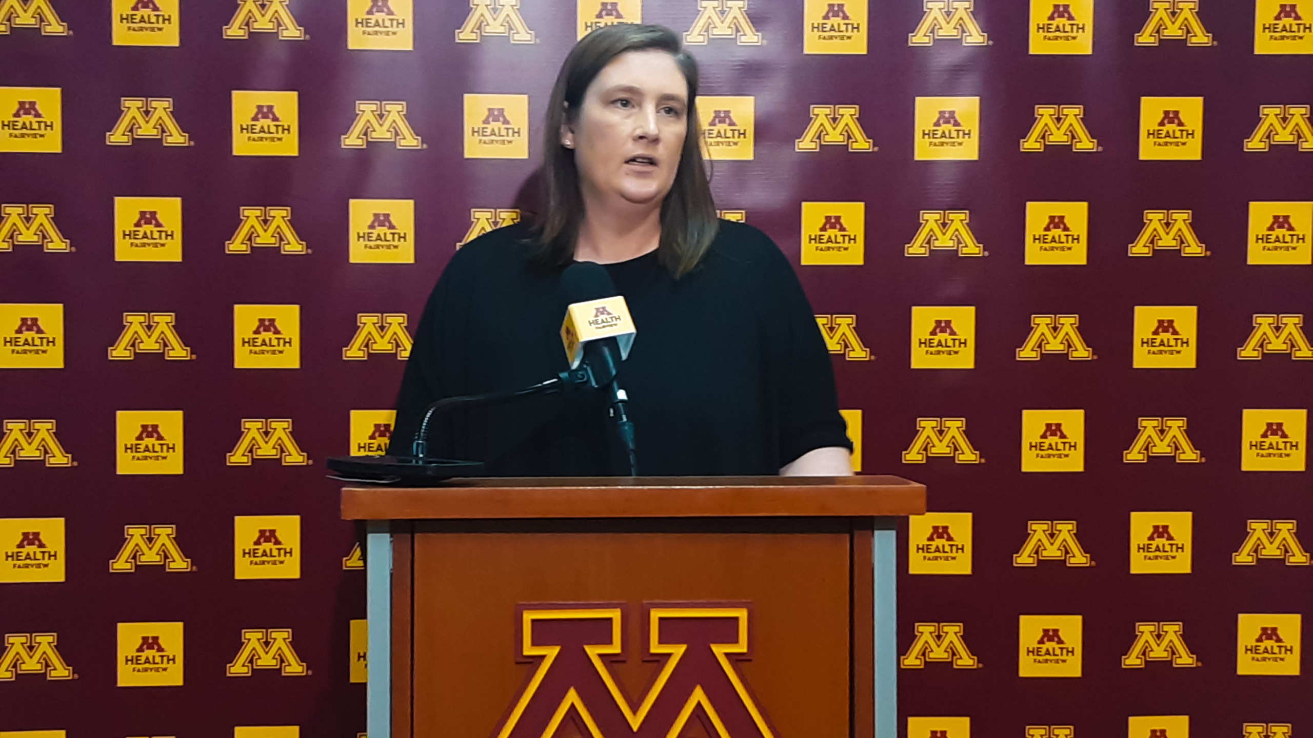 MINNEAPOLIS (April 6, 2022) - Lindsay Whalen. Photo: Charles Hallman.