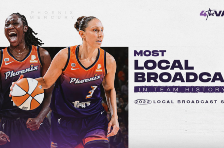 Phoenix Mercury announces a team-record 27-game local broadcast slate for 2022