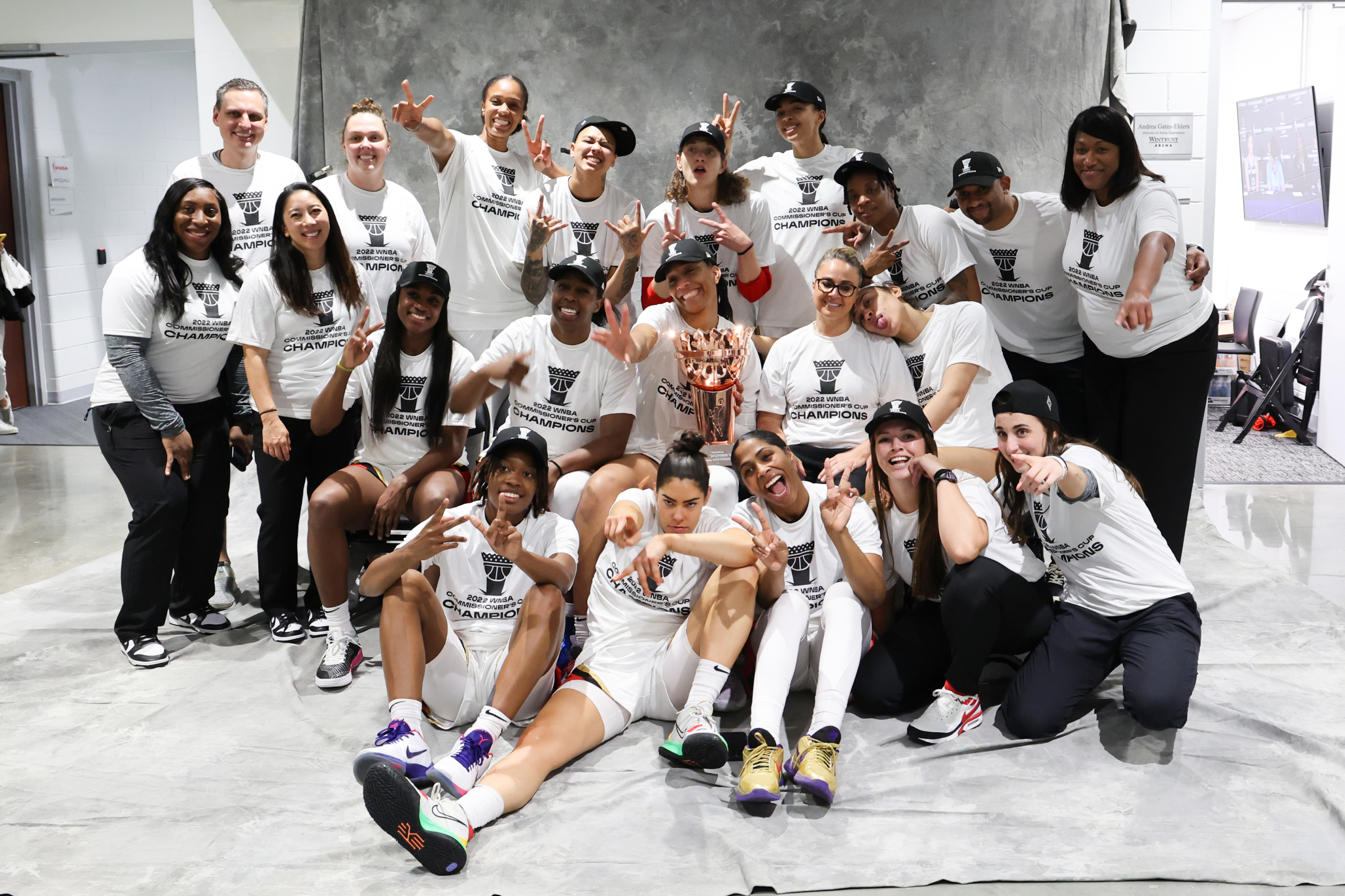 Las Vegas Aces Top Chicago Sky in Second Annual WNBA Commissioner’s Cup