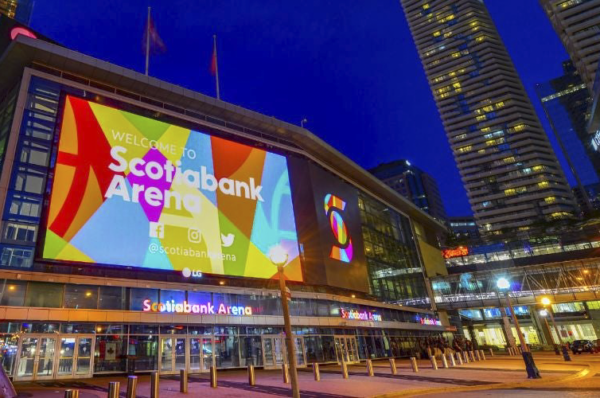 Scotiabank Arena in Toronto, Canada.