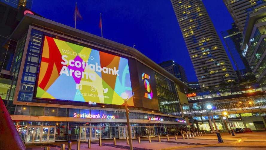 Scotiabank Arena in Toronto, Canada.