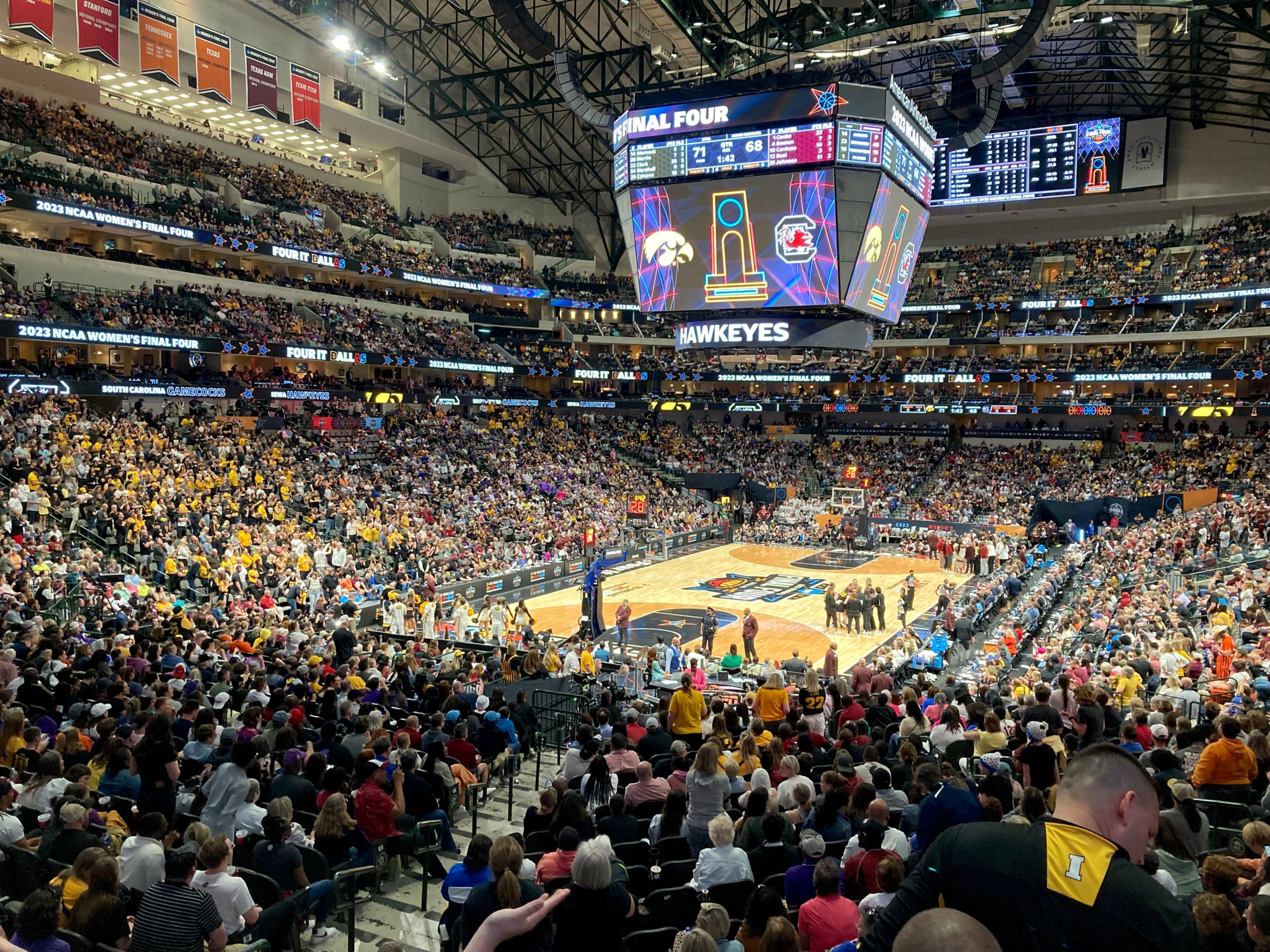 Dallas, TX - The 2023 Final Four. Photo © Hoopfeed, all rights reserved.