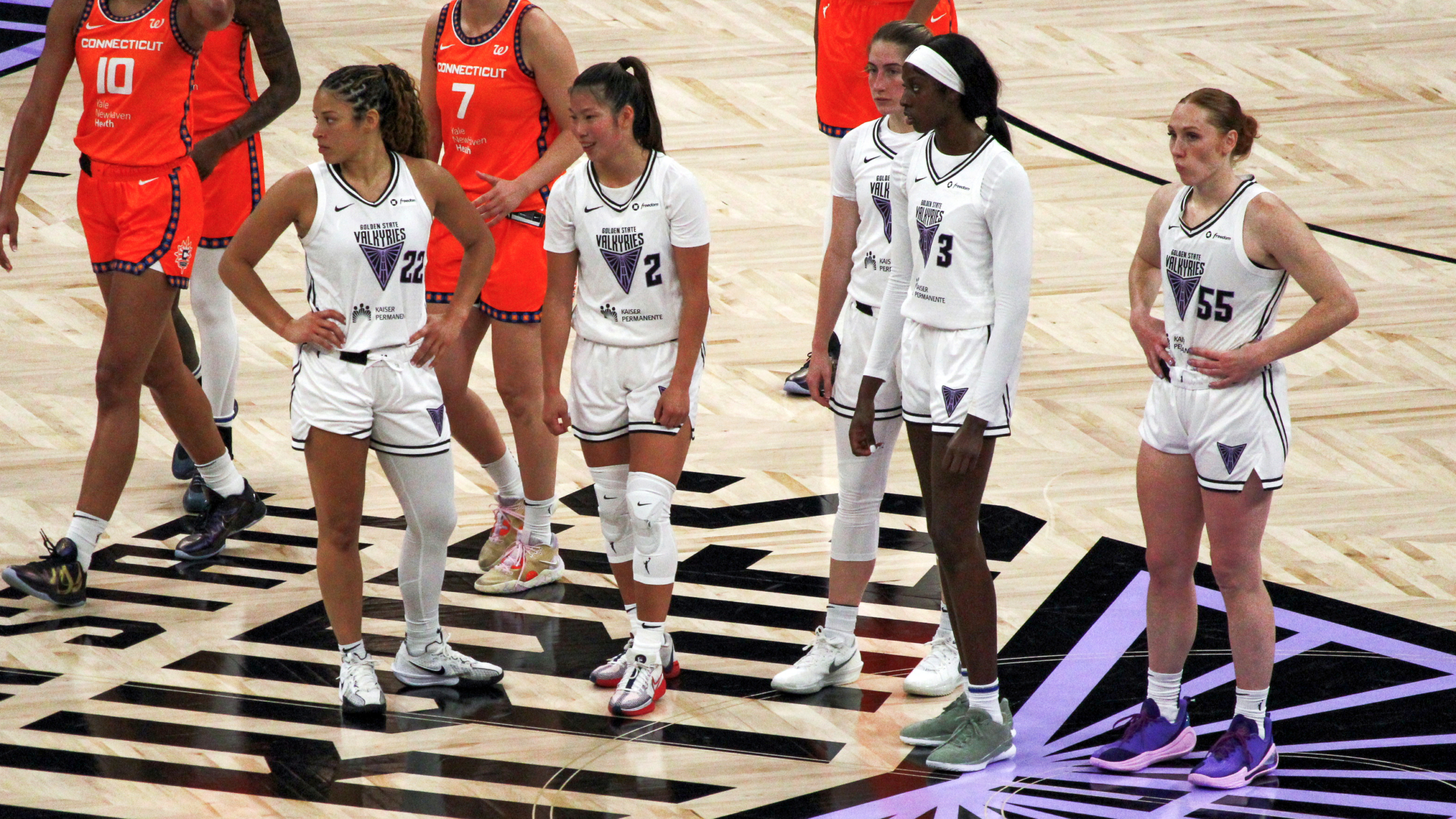 SAN FRANCISCO (June 22, 2025) - The Golden State Valkyries beat the Connecticut Sun 87-63.
