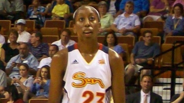 Allison Hightower led Connecticut with 18 points and six assists.