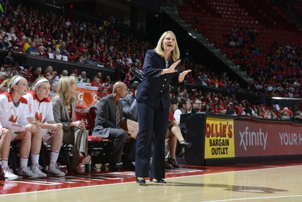 Maryland head coach Brenda Frese, the 2014-15 Big Ten Coach of the Year. Photo: Maryland Athletics.