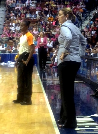 UNCASVILLE, Conn. (July 27, 2014) - Lynx head coach Cheryl Reeve.