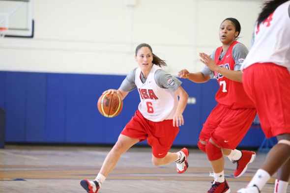 September 2014: USA Basketball training camp in Annapolis, Maryland. Photo: USA Basketball