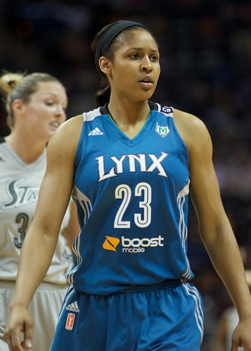 SAN ANTONIO (July 19, 2013) - The Minnesota Lynx defeated the San Antonio Silver Stars, 87-71. Photo © Robert Franklin, all rights reserved.