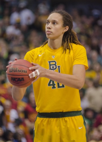 Brittney Griner was named the Big 12 Tournament Most Outstanding Player. Photo: Robert Franklin, all rights reserved.