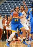 December 8, 2012 (Houston, Texas) - UCLA vs. Texas, Reliant Arena. UCLA's Alyssia Brewer. Photo © Robert Franklin, all rights reserved.