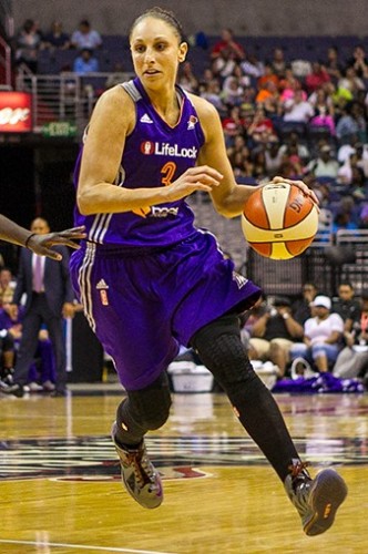 WASHINGTON, D.C. (June 27, 2013) - Diana Taurasi. Phoenix beats Washington, 101-97 at the Verizon Center. Photo © Mark W. Sutton, all rights reserved.