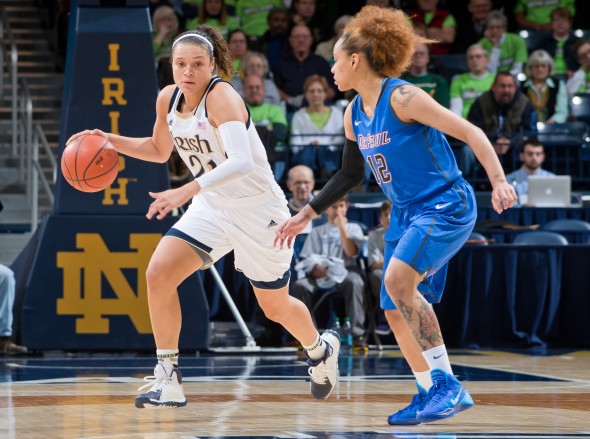 Kayla McBride. Photo: Matt Cashore-USA TODAY Sports.